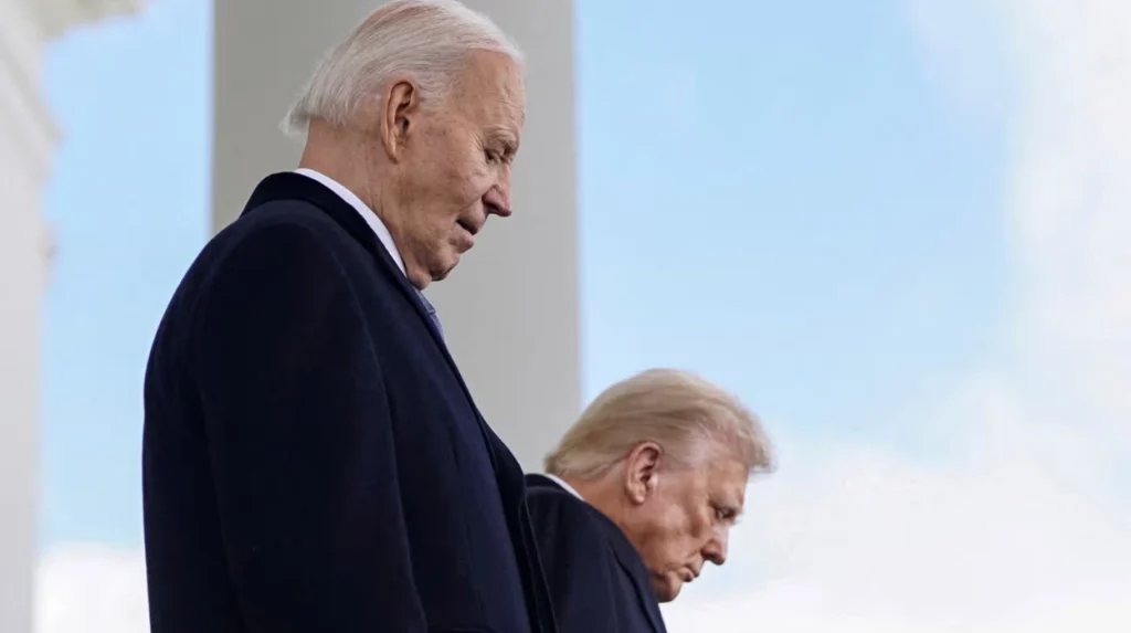 Trump blames Biden as US economy shrinks in first quarter of his return