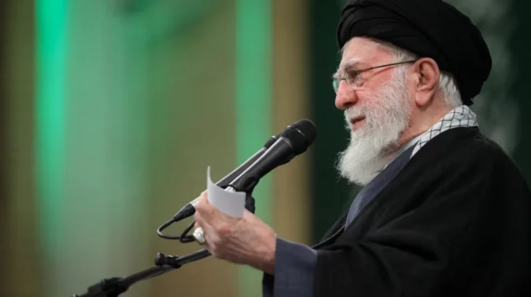 Iranian leader Khamenei holds Trump responsible for protester deaths