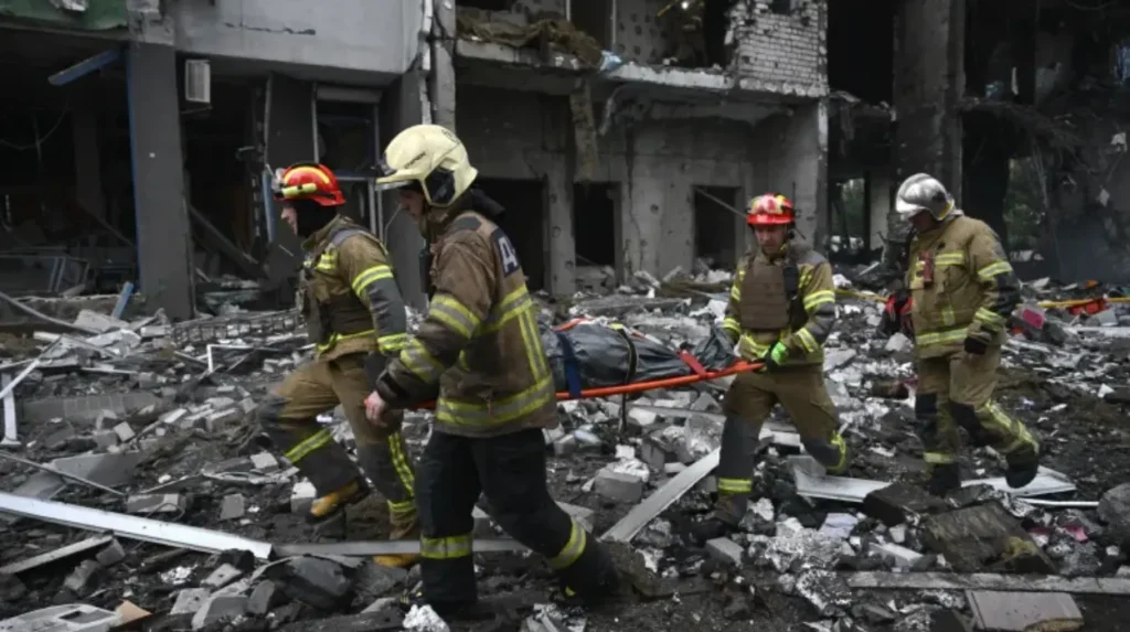 Russian Strikes on Kyiv Hit Before NATO Summit