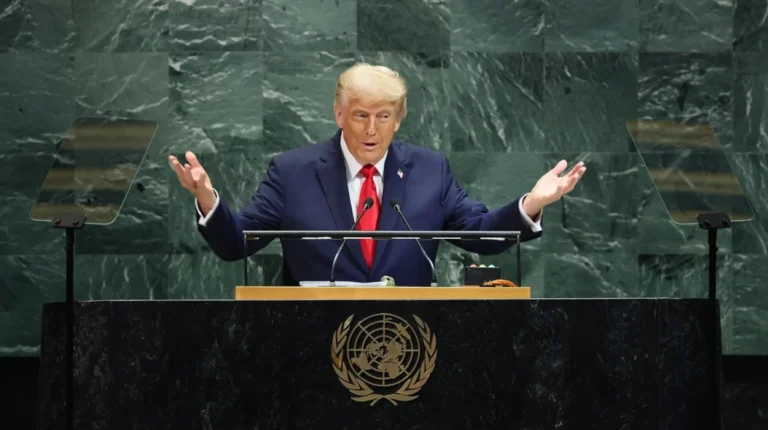 What did Trump claim about solving the U.N.’s financial crisis