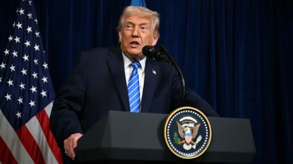 What warning did Trump issue to Iran on Friday